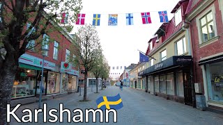 Sweden walking tour of the city Karlshamn [upl. by Loziram89]