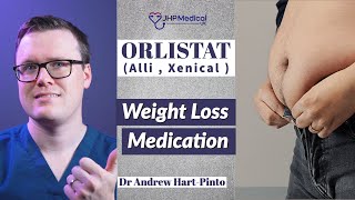 ORLISTAT Alli  Xenical  Weight Loss Pills  Dose Side Effects amp More [upl. by Hamburger]