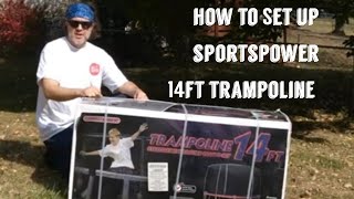 How to Set Up Sportspower 14 ft Trampoline  Best Step by Step Guide [upl. by Elagiba296]