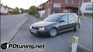 VW Golf PD130  GT1756  222000 miles Smokey tune and popcorn limiter [upl. by Au]