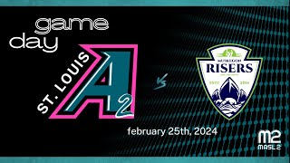 Muskegon Risers  St Louis Ambush 2  Feb 25 2024  M2 [upl. by Ralaigh]