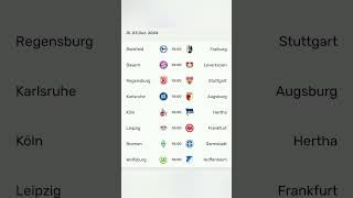 DFBPOKAL Achtelfinale auslosung 2024 bundesliga dfbpokal dfb achtelfinale [upl. by Noeht]