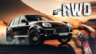 Tył napęd w Porsche Turbo  450KM  RWD  upalanie [upl. by Eillom119]