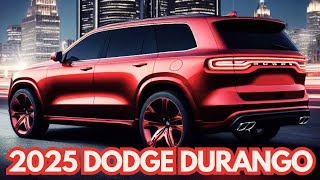 2025 Dodge Durango Three Row SUV Finally Revealed  First Look [upl. by Laenahtan502]