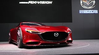 Live da Ginevra 2016 Mazda RXVision e Mazda 3 15 Diesel [upl. by Nirad925]