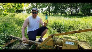 Easy Way to Fix a Leaking Gearbox on a Bushhog rotary cutter  Use Corn Head Grease [upl. by Gregg247]