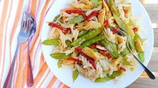 Artichoke amp Sun Dried Tomato Pasta Recipe  GetFitWithLeyla [upl. by Beverlie]