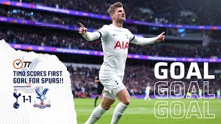 11 🤩TIMO WERNER FIRST GOAAAL FOR SPURS 손흥민 Tottenham vs Crystal Palace 20324 spurs [upl. by Lynne]