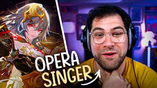 Opera Singer Reacts to Domineer with whip crack from Honkai Impact 3rd [upl. by Brena]