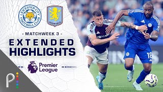 Leicester City v Aston Villa  PREMIER LEAGUE HIGHLIGHTS  8312024  NBC Sports [upl. by Uht]