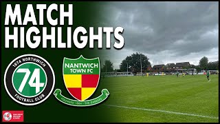 1874 Northwich 01 Nantwich Town  PitchingIn NPL West  28823 [upl. by Retniw]