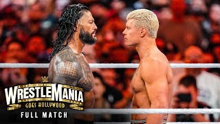 FULL MATCH  Roman Reigns vs Cody Rhodes — WWE Universal Championship Match WrestleMania 39 Sunday [upl. by Tacklind]