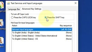 How to Disable  Enable CAPS lock with SHIFT in windows 10 [upl. by Eyllek]