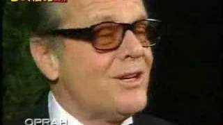 Jack Nicholson red carpet interview 78th Oscar Ceremony [upl. by Atsev211]