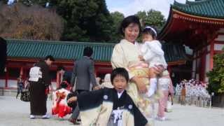 YouTube Kyoto Heian Shrine ShichiGoSan 753 Festival [upl. by Alistair]