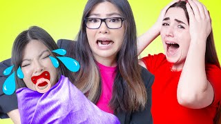 OMG WHAT IF MY TEACHER IS PREGNANT 9 CRAZY PREGNANCY SITUATIONS BY CRAFTY HACKS [upl. by Somar291]