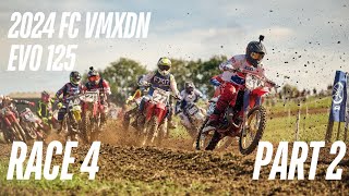 Farleigh Castle VMXdN 2024 EVO 125 Race 4 GOPRO 360 [upl. by Wexler45]