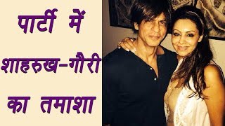 Shahrukh Khan Gauri Khan had MAJOR FIGHT at Karan Johars party  FilmiBeat [upl. by Aldric]