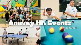 Amway HK Events  amway rockclimbing pingpong [upl. by Tada]