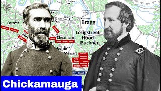 Battle of Chickamauga  Full Documentary and Animation [upl. by Ewen]