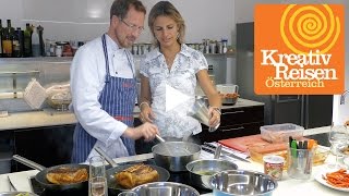 Kreative Kulinarik Kochen mit Profi Thomas Hüttl 2016 [upl. by Udall]