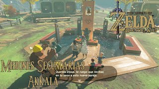 Zelda Breath of the Wild  Completa Todas las Misiones Secundarias 12 Torre de Akkala 6267 [upl. by Glarum870]