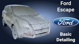 Ford Escape Basic Detailing TimeLapse [upl. by Benita]