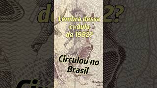 Cédula antiga de 1992 no Brasil Consegue identificar moedas moeda cédulas numismatica dinheiro [upl. by Etnohs]