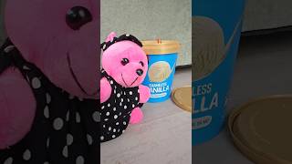 Icecream ka itna bada dabba funny teddy cartoon comedy cute teddyfamily [upl. by Avitzur]