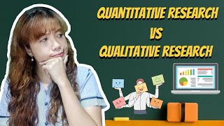 Quantitative vs Qualitative Research  Whats the difference [upl. by Cote]