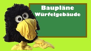 Baupläne Würfelgebäude Klasse 3 Einführung und Anwendung Mathematik Quaderergänzung berechnen [upl. by Enneiluj]