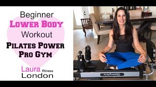 Beginner Lower Body  Pilates Power Pro Gym with Laura London [upl. by Sinoda]