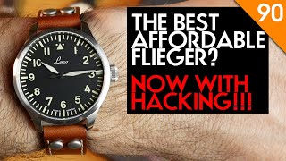 Laco Augsburg 39mm Type A Flieger  Automatic Pilot watch Review [upl. by Nesnaj]