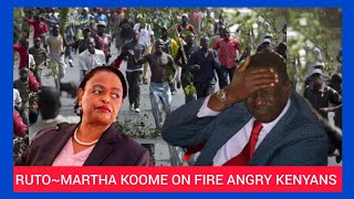 RUTOMARTHA KOOME Game Plan Backfires As ANGRY kenyans PROTESTS after COURT allowed HOUSING deductio [upl. by Shalom79]