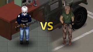 Whos Better The Officer Or The Veteran In Project Zomboid [upl. by Ednyl]