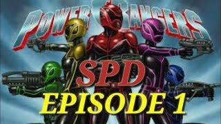 Power Rangers S P D Episode 1 english [upl. by Drake]