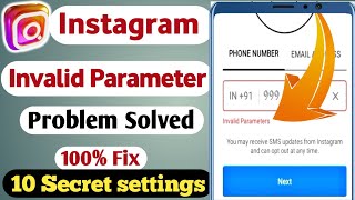 Invalid parameter instagram problem solved  How to solve invalid parameters in instagram [upl. by Pradeep]