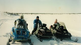 Kotzebue Alaska  Snowmobiling on Chukchi Sea [upl. by Erot]