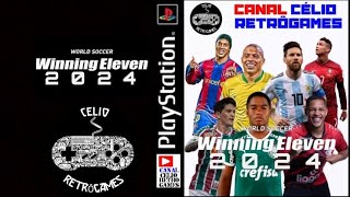 SAIU WINNING ELEVEN 2024 100 ATUALIZADO PARA PS1 COM VARIOS JOGADORES LEGENDS DISPONIVEIS [upl. by Halueb613]