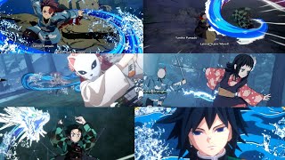 All Water Breathing FormsDemon Slayer The Hinokami Chronicles [upl. by Kathryn186]