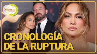 JLo y Ben Affleck un amor de 20 años cronología de un divorcio anunciado  Despierta América [upl. by Ahsiket]