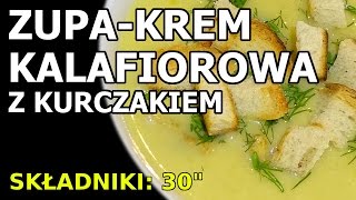 ZupaKrem z kalafiora z kurczakiem w curry [upl. by Atiram450]