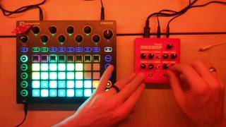 Novation Circuit  Meeblip Triode [upl. by Ruhnke]