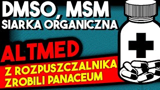 🫗🧪DMSO MSM i siarka organiczna czyli jak z rozpuszczalnika altmed zrobił panaceum [upl. by Eanehs]