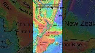 Zealandia  The Mysterious 8th Continent On Earth We Didnt Know Existed shorts [upl. by Ezalb]