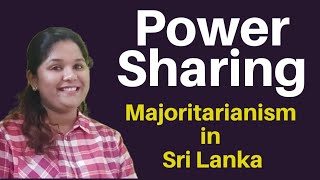 Majoritarianism in Sri Lanka  Civics  Class 10 Aishwarya N [upl. by Aralomo888]