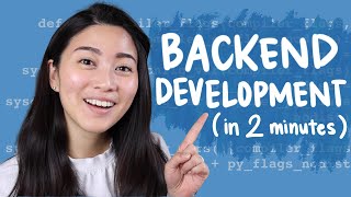 Backend Development explained in 2 minutes  Tech in 2 [upl. by Malti387]