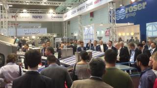 IBS 4600 Four Lane Bacon Slicing Live at IFFA 2016 [upl. by Pickens]