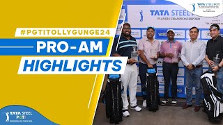 TATA Steel PGTI Players Championship 2024 presented by Tollygunge Club ProAm Highlights [upl. by Olli326]