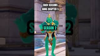 Each seasons song chapter 5 chapter5 fortnite song shorts [upl. by Dlaniger476]